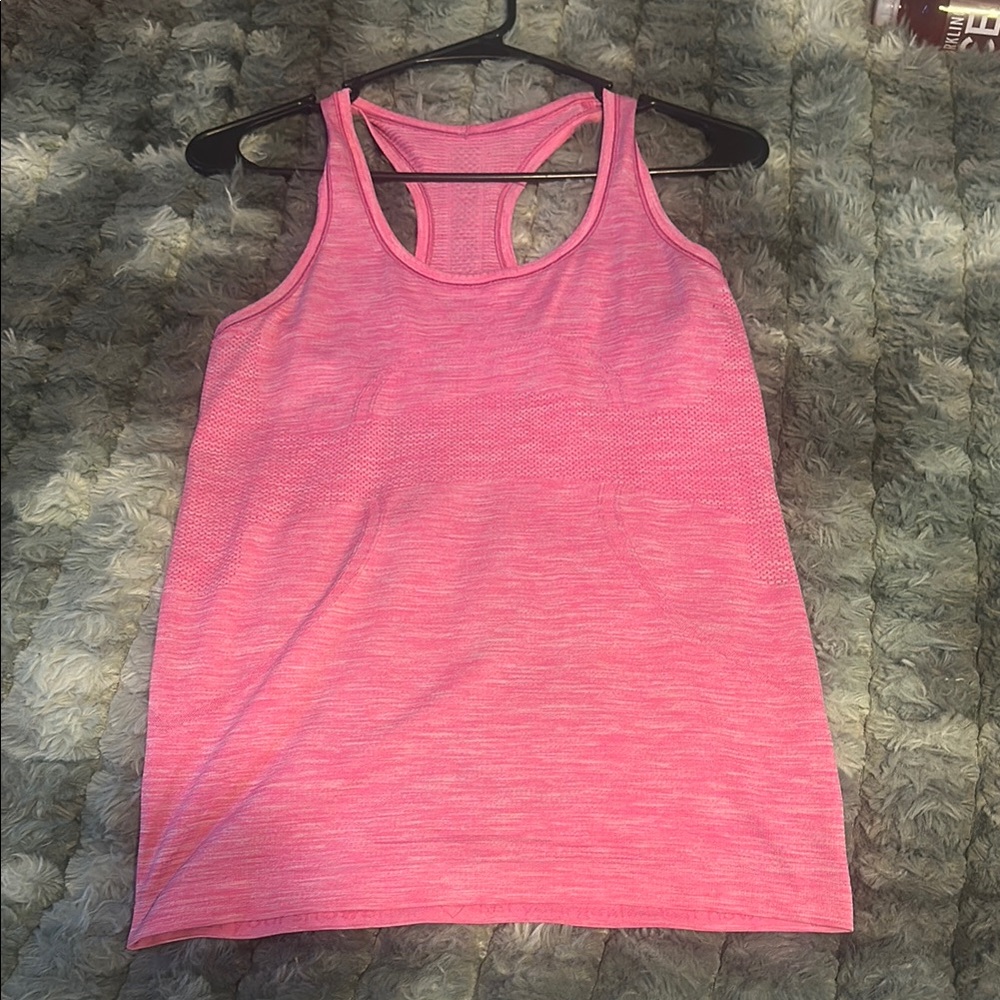 Pink Racerback Tank Top